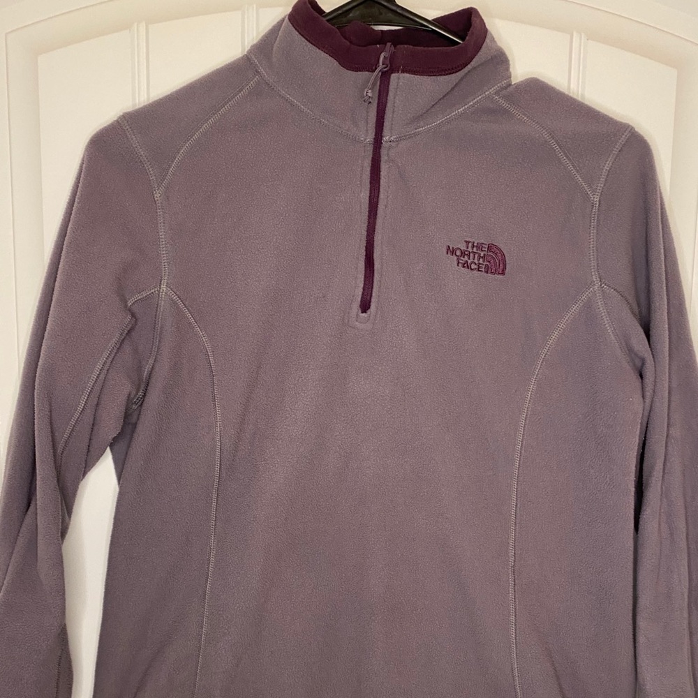 North Face fleece quarter zip
